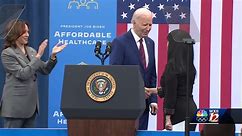 President Joe Biden, Vice President Kamala Harris visit North Carolina and talk about Affordable Care Act
