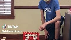Toppling 10,000 dominoes at a retirement home for the residents! #domino #satisfying #viral #chainreaction #rubegoldberg #dominoeffect #dominoes