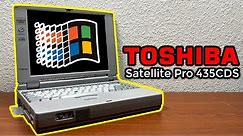 The Toshiba Windows 98 Laptop! (435CDS) - Overview & Exploration