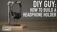 DIY Guy: How To Make A Headphone Holder