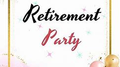 Retirement Party Invitation | Free Service | WhatsApp 8307038729 #retirement #videoinvitation