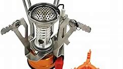 Portable Backpacking Stove, Piezo Ignition Lightweight Small Camping Stove for Outdoor Backpacking, Hiking and Camping