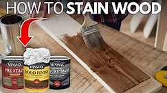 Wood Stain 101: Steps Needed For a PERFECT Finish