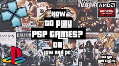 How to play PSP Games on PC? | PSP Games on TN Government Laptop | Complete Tutorial (தமிழ்)