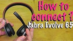 How to connect Jabra Evolve 65 to your Mac or PC computer