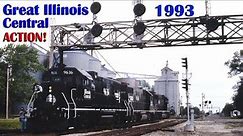 Great Illinois Central Action 1993, Mainline of Mid-America, Plus Amtrak City of New Orleans