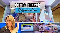 Bottom Freezer Organization On a Budget!
