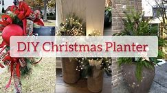 30+ DIY Christmas Planter Ideas | CHRISTMAS 2023 DECORATE WITH ME.