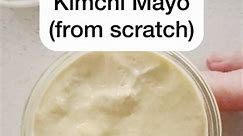 KIMCHI MAYO (From Scratch) 🤩 - This deliciously creamy, spicy mayo is the perfect condiment to add to many a dish. Its super easy to make too! 🙌🏻 It’s great on sandwiches, wraps, savoury waffles and also brilliant as a dip for things like chips/fries 😀 #mayo #kimchirecipe You’ll find the full recipe here 👉🏻 https://wholenaturalkitchen.com/kimchi-mayo-from-scratch/ | Whole Natural Kitchen