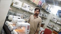 imported Japanese embroidery machine , sewing machine prices in Jackson market karachi Pakistan