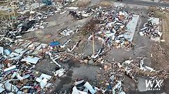 12-11-2021 Dawson Springs, Ky destroyed by massive tornado- drone