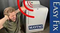 Loud Noisy Squeaking, Maytag Bravos Dryer Easy Fix, Idler pulley Repair W10547292 Quiet Series 300