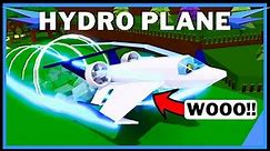 FUTURISTIC HYDRO PLANE *Hovers on Water!* In Build A Boat For Treasure ROBLOX