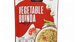 Kitchen & Love Vegetable Quinoa Medley | Pre Cooked, Microwave Ready Pouch, Shelf Stable, Non-GMO, Gluten & Dairy Free, Plant Based, Kosher, Vegan, 8oz (3 Pack)