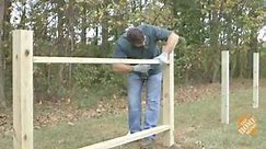 Building A Traditional Picket Fence