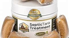 Septic Tank Treatment - 1 Year Supply of Septic Safe Dissolvable Easy Flush Live Bacteria Packets (12 Count) - Best Way to Prevent Expensive Sewage Backups - Made in USA