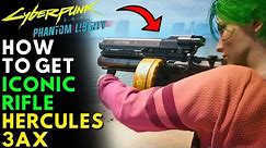How To Get ICONIC Assault Rifle HERCULES 3AX In Cyberpunk 2077 Phantom Liberty (Location & Guide)