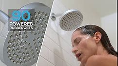 SparkPod Shower Head - High Pressure Rain - Premium Quality Luxury Design - 1-Min Install - Easy Clean Adjustable Replacement for Your Bathroom Shower Heads (Egyptian Gold, 6 Inch Round)