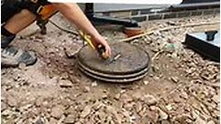 How to set the covers on a patio 🙌 String a level, dig out and install ⚒️ #howto #installation #diy #work #patio #reelsvideo #fyp | LNC Landscapes and Paving