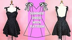 DIY Princess Line Summer Dress Sew Along With Pattern | Sew Anastasia