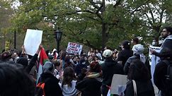 'No Justice, No Peace' Student group chapter at Cornell University organize Pro Palestine rally