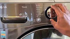 LG thinq how to run a wash and dry cycle