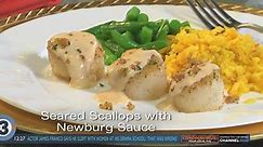 Mr. Food: Seared Scallops with Newburg Sauce