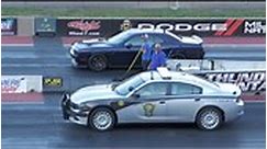 Hellcat vs Police car - drag race | Auto Nacostics