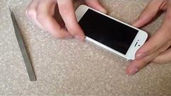 How to insert and remove a SIM card iphone 5 5c 5s