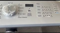 KENMORE 600 SERIES WASHER HOW TO CALIBRATE RECALIBRATE STEP-BY-STEP INSTRUCTIONS FACTORY CALIBRATION