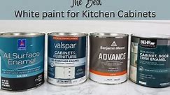 Best WHITE PAINT for Kitchen Cabinets- 4 product tested