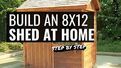 How To Build An 8X12 Shed At Home - Easy Step By Step Shed Plan