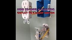 How To Wire Up A Electrical Outlet To A Light Switch