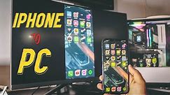 How to Mirror iPhone to PC / Laptop (Wirelessly - Completely Free) - Screen Mirroring iPhone 2021