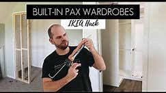 Small Closet Makeover | How To Make a PAX Wardrobe Look Built In