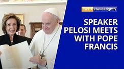 House Speaker Nancy Pelosi Meets with Pope Francis While in Rome | EWTN News Nightly