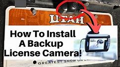 How To Install A Wireless Vehicle Backup Camera!