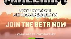 Minecraft with RTX on Windows 10 beta