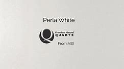 STONEMARK 4 in. x 4 in. Quartz Countertop Sample in Perla White P-QSL-PERLWHT-3X3