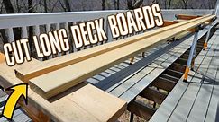 How to Rip Cut Long Deck Boards