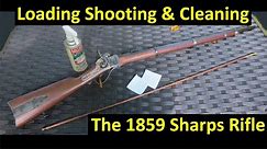 Loading Shooting & Cleaning the Model 1859 Sharps Rifle
