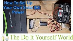 How To Set Up A Home Solar Power System