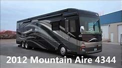 Used 2012 Newmar Mountain Aire 4344 All Electric Luxury Diesel Pusher Motorhome for Sale