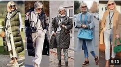 Winter outfits Tips for the Chic and Classy 50-Year-Old Woman🌺😚#winter #fashion #viral