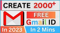 Create 1000+💌Gmail ID Just In 2 Mins || Using Gmail ID Generator (For FREE🔥)