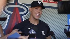 Aaron Judge lines out in first at-bat after coming off injured list for Yankees at Baltimore