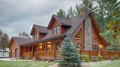 Cozy 2000 Sq Ft Log Cabin Home