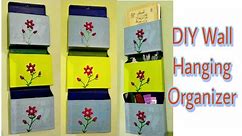 DIY Hanging Storage Organizer|Wall Hanger Organizer At Home|Best Out Of Waste Idea's
