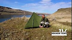 Trekker Tent 1V Trekking Pole Tent Lightweight 1-Person Backpacking Tent for Hiking Waterproof Quick Setup 3-Season Ultralight Tent for Camping Hiking Hunting River Country Products