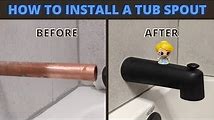 How to Replace a Tub Spout with Copper Pipe